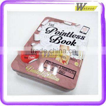 High quality rectangle metal tea tin box tin box for candy wholesale