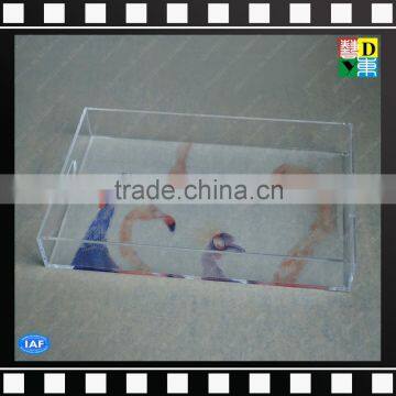 New Design Clear Acrylic Serving Trays With Priting Pattern for Sale