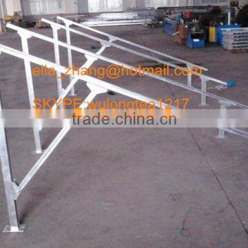 custom & standard 6063 t5/t6 Aluminum racking for PV solar bracket system china manufacturer with iso certificates