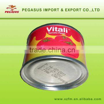 70g tomato paste packed in tin