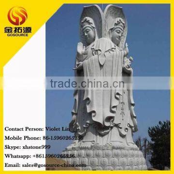 4 faced female buddha kwan yin statue