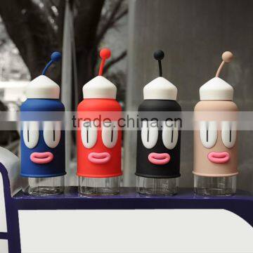 Guangzhou Factory High Quality Cute Glass Drink Water Bottle photo-5