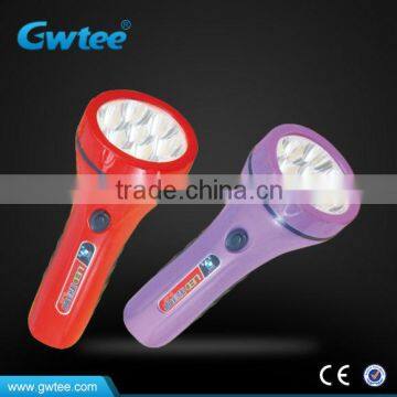 7 LEDs electric charge torch lights GT-8137