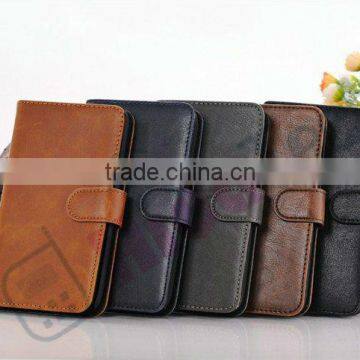 Crazy Horse Leather Case for Samsung Galaxy Note2 N7100, Wallet Leather Case For Galaxy Note 2 N7100