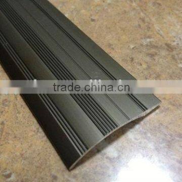 Anodized Matt Bronze Aluminum profile of decoration.