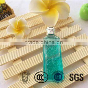 Decorative hotel shampoo shower gel bottle with screw cap