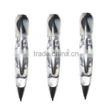 Cute Design Mini Acrylic Ball Pen Marble Barrel Pen Custom Logo Pen With Pen Clip