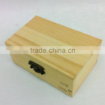 unfinished rectangle wooden box wholesale pine