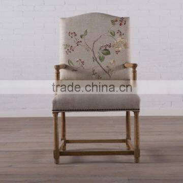 Solid wood dining armchairs design XJ4366