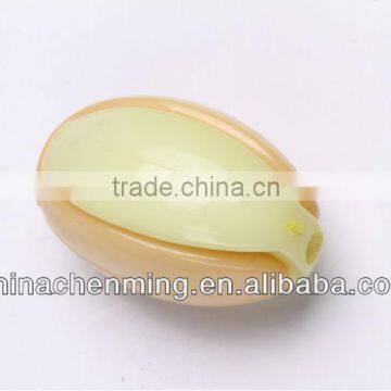 oblate fashion acrylic decorative beads