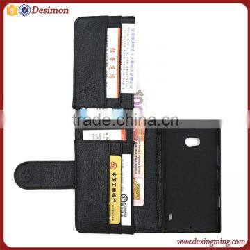 Super Wallet Desimon PU Leather Wallet Stand Mobile Phone Leather Case for Nokia Lumia 930 photo-3