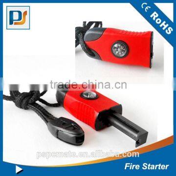 New Fire Starter, Emergency Fire Starter With Compass&whistle