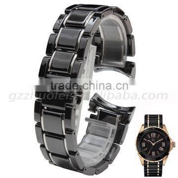 Classic Buckle Ceramic Watchband 24mm Watch Bracelet
