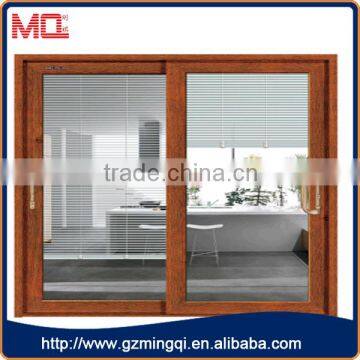 Soundproof double glass Double glass aluminum sliding door for balcony Guangzhou factory