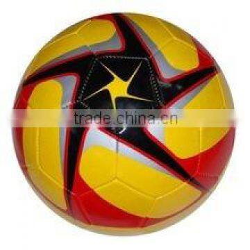 Attractive Rubber Bladder Machine Stitched 2.0mm Promotion Pvc Star Soccer Ball Football photo-3