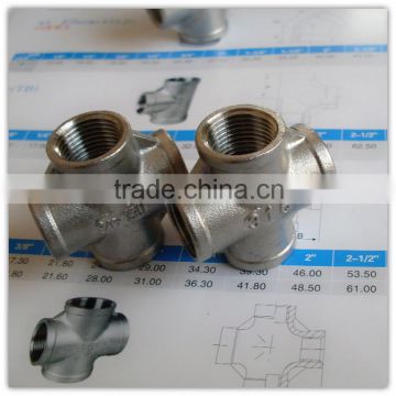 316 BSP Cross Fitting 3/8" size