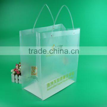 Cheap Promotional Plastic Bag, Handle Plastic Bag With Logo Print, Waterproof Plastic pp Bag photo-2