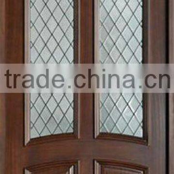 Two Lites Glass Interior Door Designs For House DJ-S5423MA