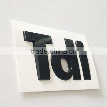 High Quality 3D Self-adhesive ABS Plastic Chrome Letterings for Cars photo-3