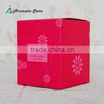 Fashion White Scented Soy Wax Candle In Glass Jar Quality Choice photo-2