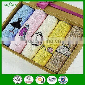 Luxury Embroidered Towel Set For Business Gift photo-5