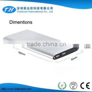 10000mah high capacity usb slim rechargable power bank charger                        
                                                                                Supplier's Choice