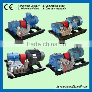 150~500bar electric motor drive high pressure water pumps