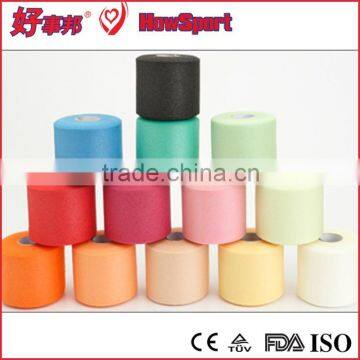 Soft Breathable Athletic Pre Wrap Elastice Polyurethane Medical Foam Tape