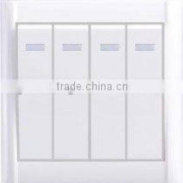 4 Gang 1 Way Wall Lighting Electronic Switch photo-2