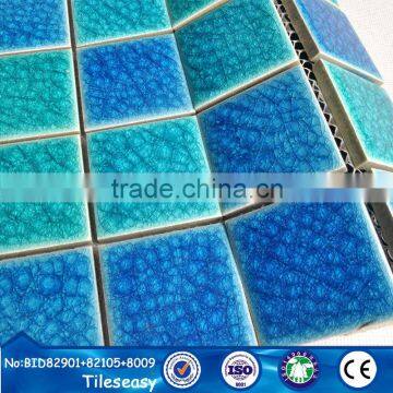 Hot Sale Double Ice Cracked Ceramic Mosaic Pattern Ceramic Tiles Mosaic photo-5