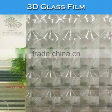 D100 Colored Glue 3D Glass Film Shop Office Window Sticker Foil