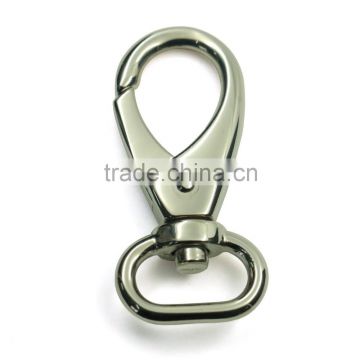 High quality shiny nickel plated zinc alloy heavy duty snap hooks 20mm for bags