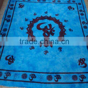 NEW LOTUS OM TAPESTRY FROM INDIA