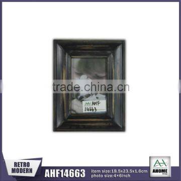 Popular Antique Black Modern and Simple Design Wooden Picture Photo Frame