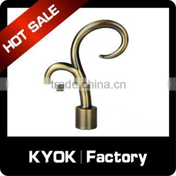 KYOK 2016 Classic Flexible Curtain Finial and Decorative Crystal Curtain Finials