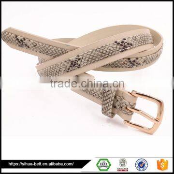 Customied fashion designer Western Material pu belt