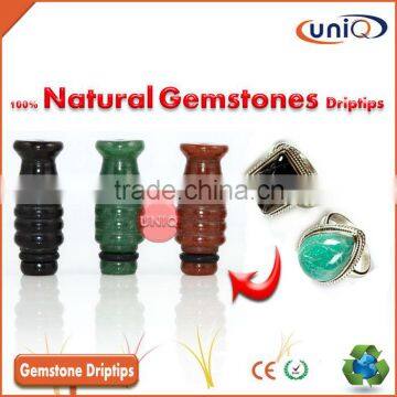 Hot Selling Colorful 100% Natural Gemstone drip tips