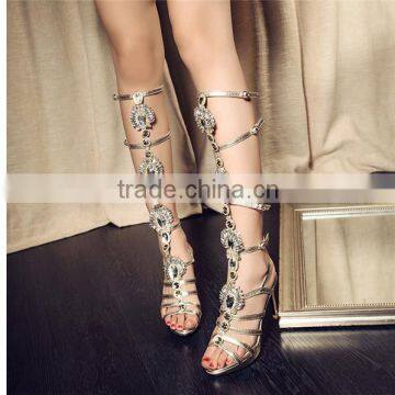 new design beautiful Handmade high quality ladies sandals