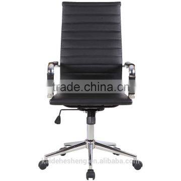 new style pu leather waiting room arm pad executive black office chairs