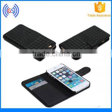 High Quality Mobile Phone Leather Case For Tables,Woven Pattern Fancy Wallet Leather Case For Samsung Galaxy Tab photo-2