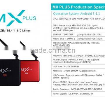 2015 Newest Quad Core Android 5.1 tv Box Amlogic S905 1gb+ 8gb Mini pc 4K HD Set Top Box photo-2