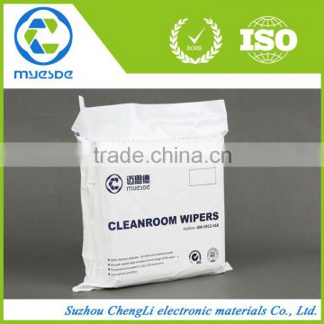 China Manufacturer dust remove 100% polyester Cleanroom Wiper