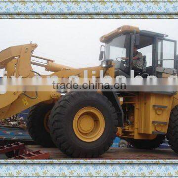 5ton wheel loader with wood fork