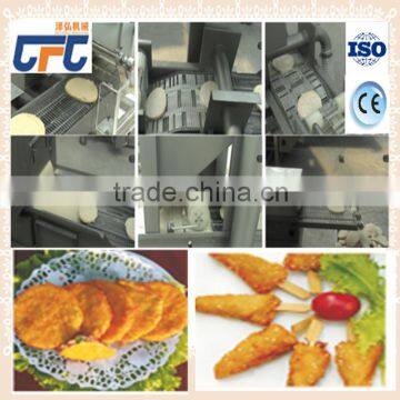 automatic hamburger patty forming processing line