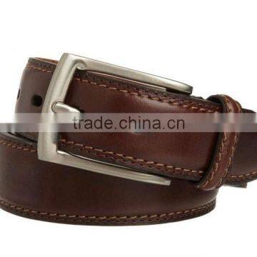 Men's Formal Leather Belt In Brown Color , Leather Belts Supplier From Pakistan, COSH INTERNATIONAL