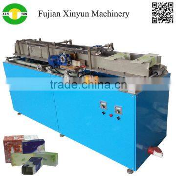 Semi automatic facial tissue box packing machine