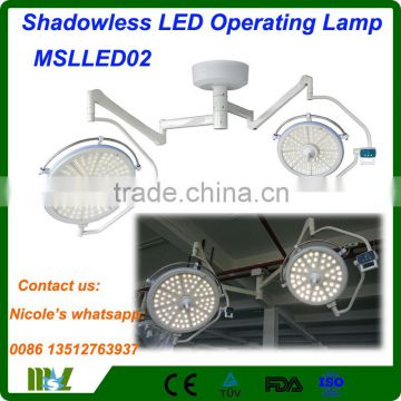 Medical equipment Shadowless LED Operating Light MSLLED02i hospital surgical led operation theatre light with 128 LED bulbs