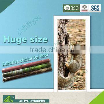 Fashionable Customize Lovely Handmade Waterproof Easy Removable Self Adhesive Decorative Door Film photo-5