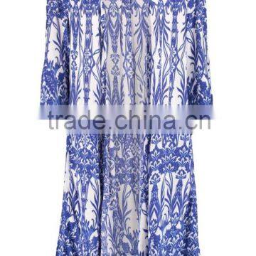 Custom Longline floral kimono