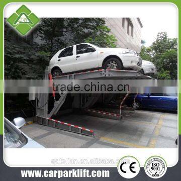 2 Post 2cars Parking Lift System photo-2